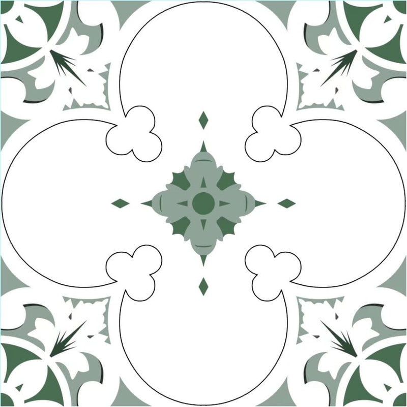 Forever Classic Series - Fairytale Green Satin 300x300mm Ceramic Tile
