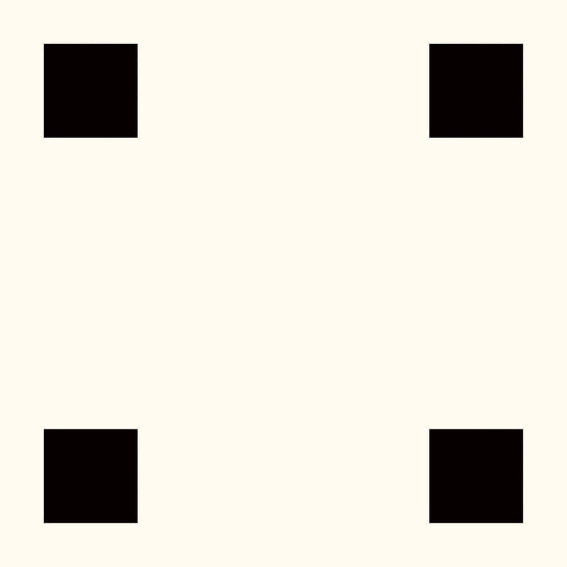 Four Corners Series - Bistro Dot Ebony Satin 300x300mm Porcelain Tile