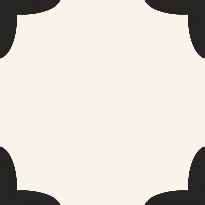 Full-Size Sample - Modern Monochrome Series - Dark Petal 300x300mm Porcelain Tile