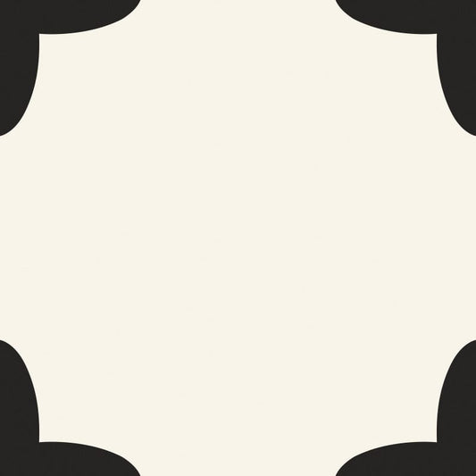 Full-Size Sample - Modern Monochrome Series - Dark Petal 300x300mm Porcelain Tile