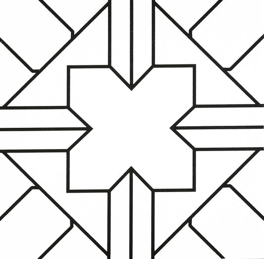 Full-Size Sample - Geometry Bohemian Series - X Factor 300x300mm Ceramic Tile