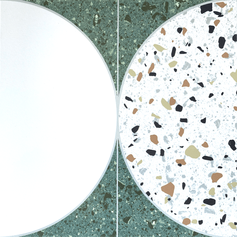 Geometry Bohemian Series - Double Vision Satin 300x300mm Ceramic Tile