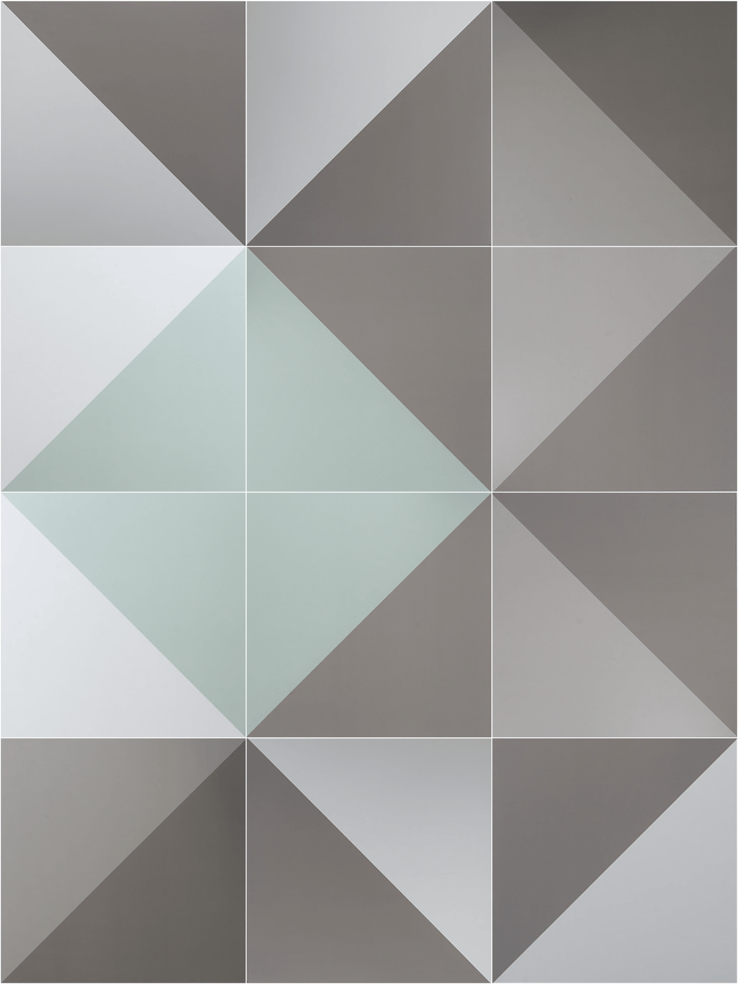 Full-Size Sample - Geometry Bohemian Series - Magic Sail Geometric Trickster 300x300mm Ceramic Tile