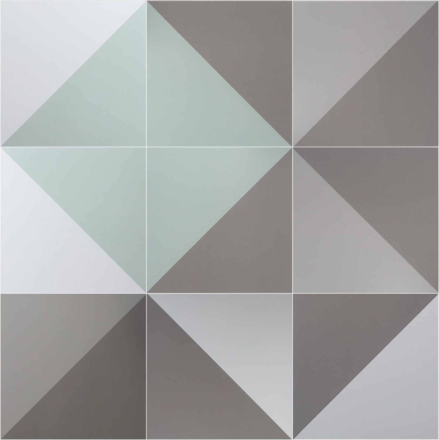 Full-Size Sample - Geometry Bohemian Series - Magic Sail Geometric Trickster 300x300mm Ceramic Tile