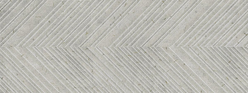 W Series - Cloud Textured Herringbone Satin 300x800mm Ceramic Tile