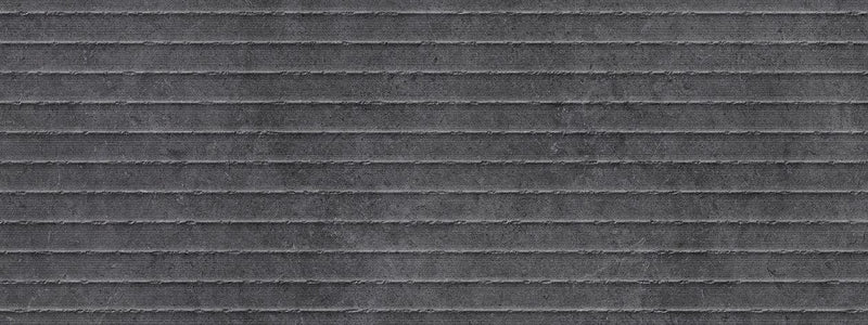 Zen Series - Dark Grey Swirls Matte 300x800mm Porcelain Tile