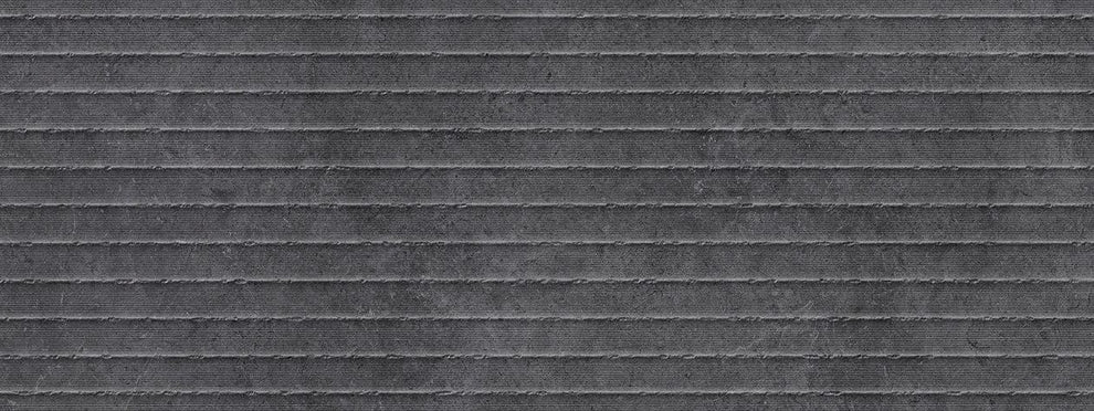 Zen Series Stone Look Dark Grey Swirls Matte 3D Ridged Décor Textured ...
