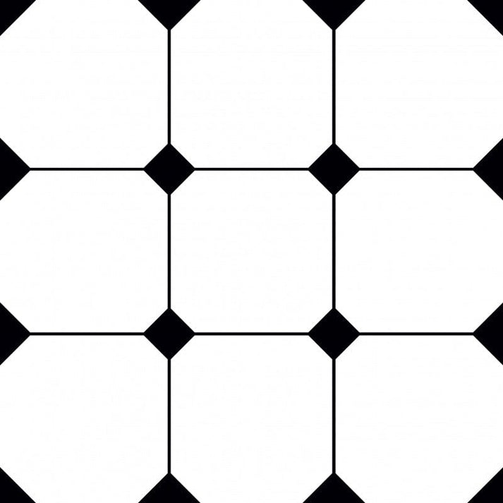 Noir Matrix Quad: Geometric Pattern Tile | Metro Mod Series | COCO ...