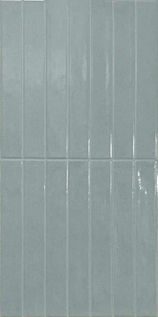 Cut Sample - Coastline Series - Boardwalk Tide Gloss 400x800mm Porcelain Tile  (Cut Size: Approx. 200x200 mm)