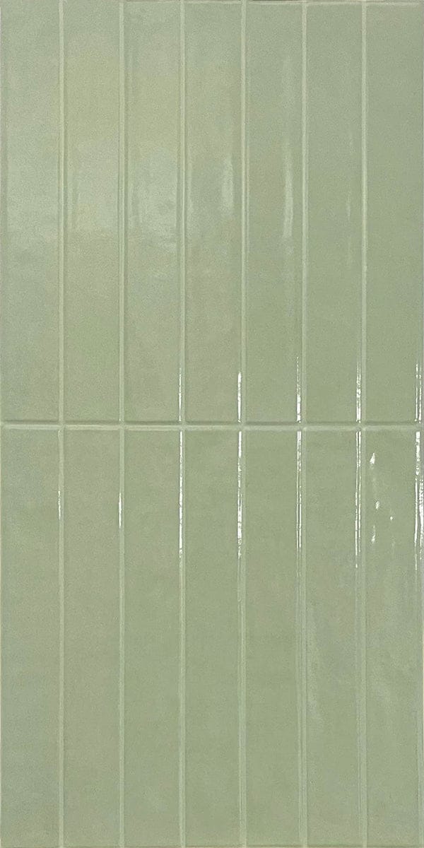 Cut Sample - Coastline Series - Boardwalk Seagrass Gloss 400x800mm Porcelain Tile (Cut Size: Approx. 200x200 mm)