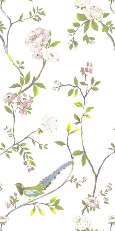 Cut Sample - Bloom Series - Flora and Fauna Eternal Spring 400x800mm Ceramic Tile (Cut Size: Approx. 200x400 mm)