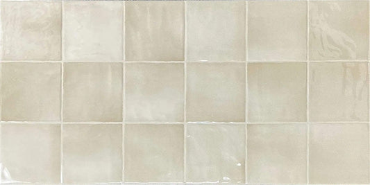 Cut Sample - Moroccan Glaze Series - Between Sand Gloss 400x800mm Porcelain Tile (Cut Size: Approx. 266x400 mm)