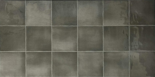 Cut Sample - Moroccan Glaze Series - Between Smoke Gloss 400x800mm Porcelain Tile (Cut Size: Approx. 266x400 mm)