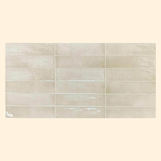 Moroccan Glaze Series - Ripple Sand Gloss 400x800mm Porcelain Tile