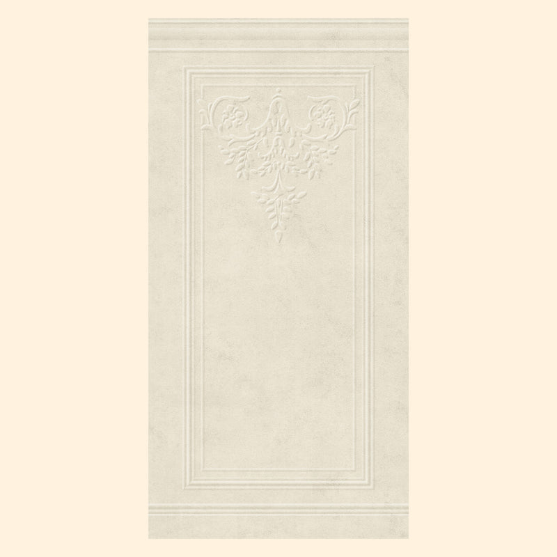 Manor Series - Baroque Blossom Misty Dawn Satin  400x800mm Ceramic Tile