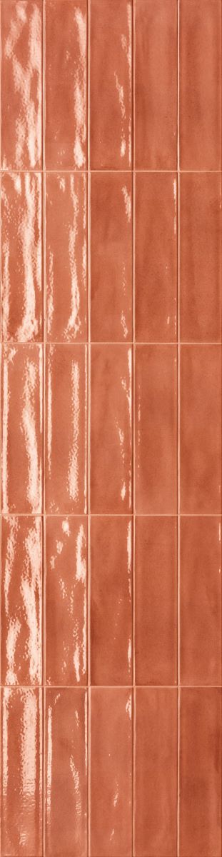 Lustroform Series - Coral Flame Gloss 75x300mm Porcelain Tile