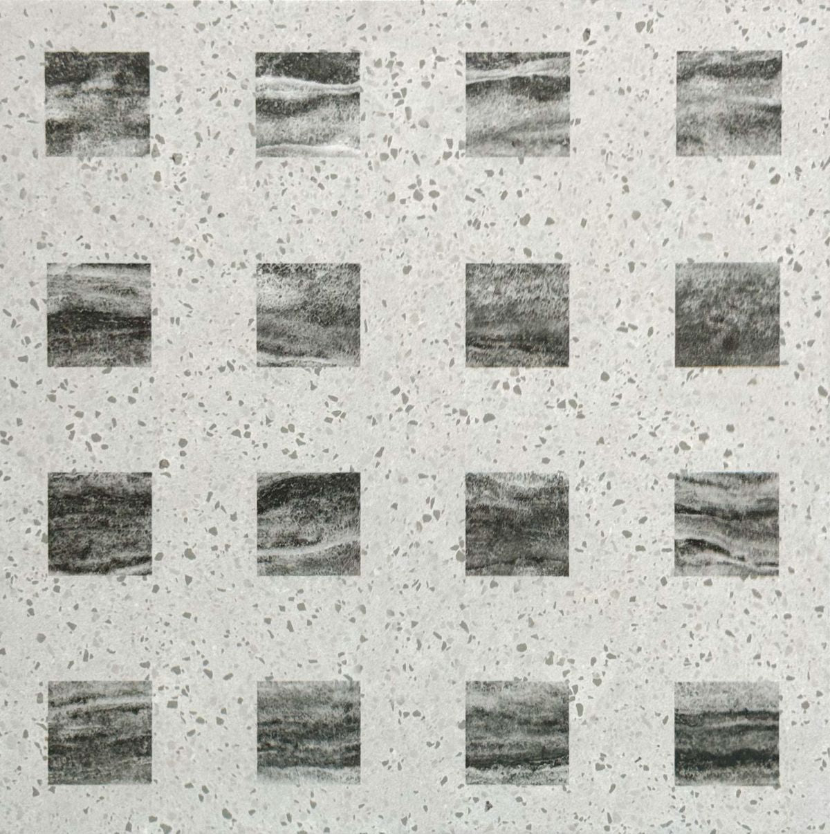 Full-Size Sample - Living Style Series - Silver Diamond 300x300mm Ceramic Tile
