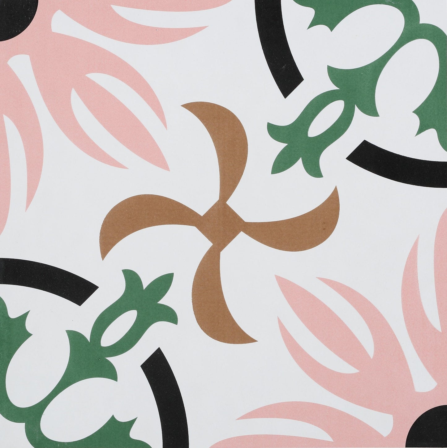 Full-Size Sample - Pink Lovers Series - Taffy Twist 300x300mm Ceramic Tile