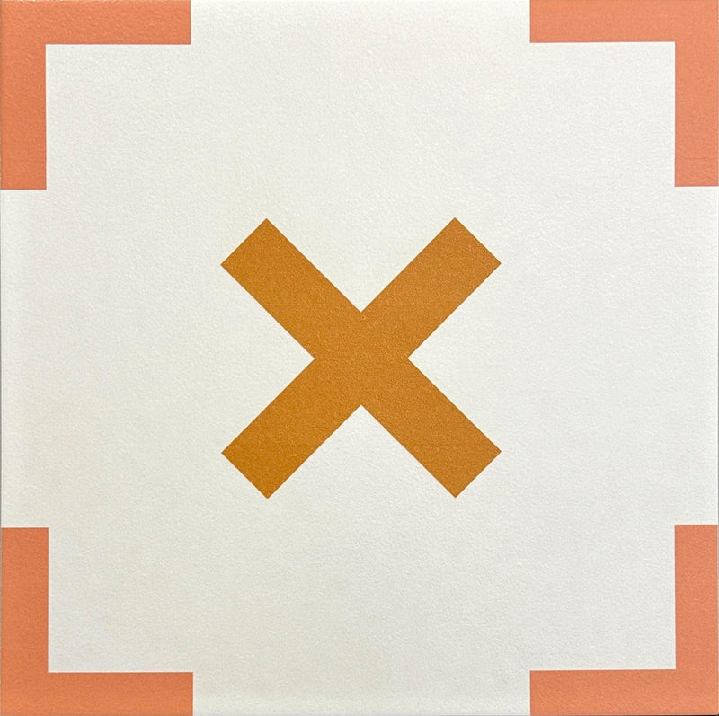 Pink Lovers Series - Sweet Heart (Pinkish Orange) Satin 300x300mm Ceramic Tile