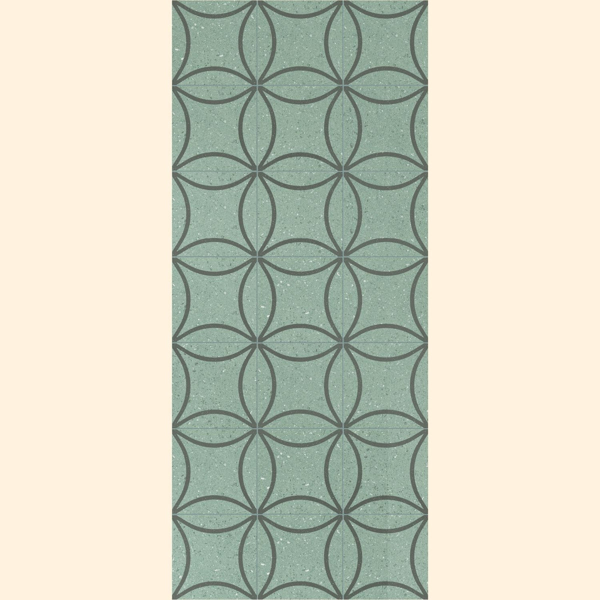 Vogue Astro Bamboo 200x200mm Patterned Green Tile | COCO Tiles – COCO ...