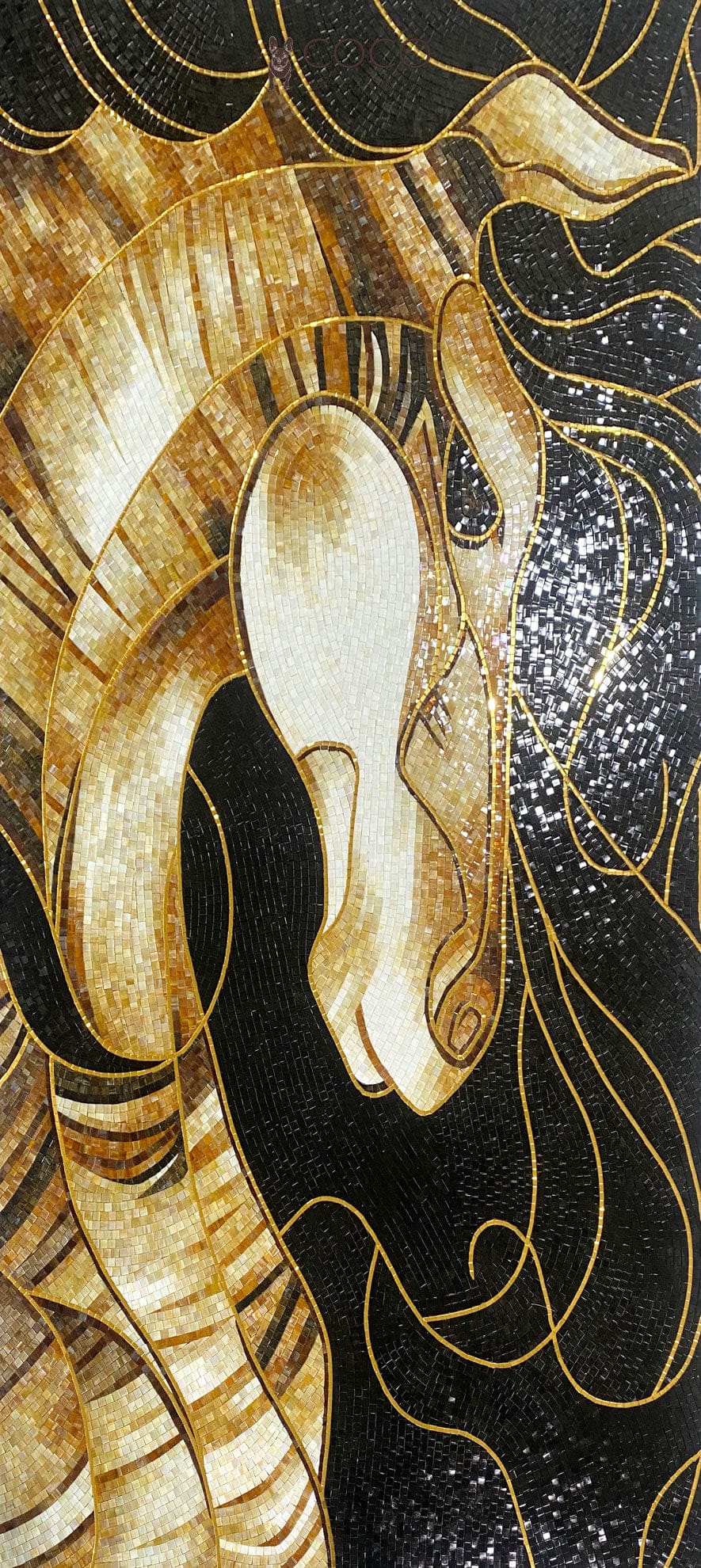 Windswept Grace Artistic Mosaic