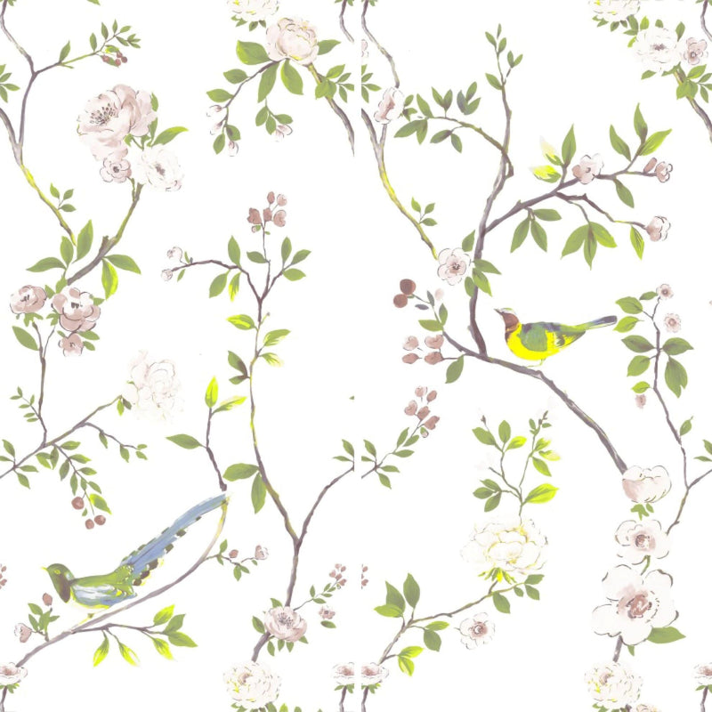 Bloom Series - Flora and Fauna Eternal Spring Satin 400x800mm Ceramic Tile