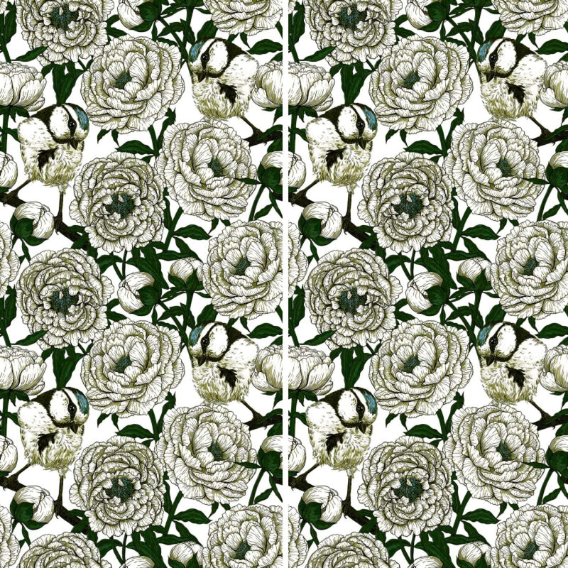 Bloom Series - Flora and Fauna Floribunda Rose Satin 400x800mm Ceramic Tile