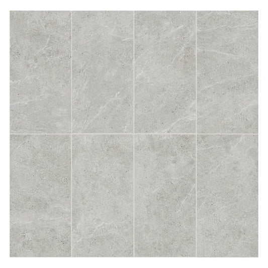 Caldera Series - Cinder Matt 600x1200mm Porcelain Tile - face variation layout