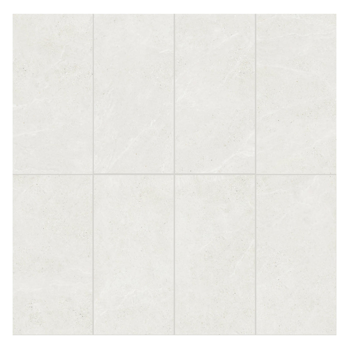 Caldera Series - Pumice Matt 600x1200mm Porcelain Tile - face variation layout