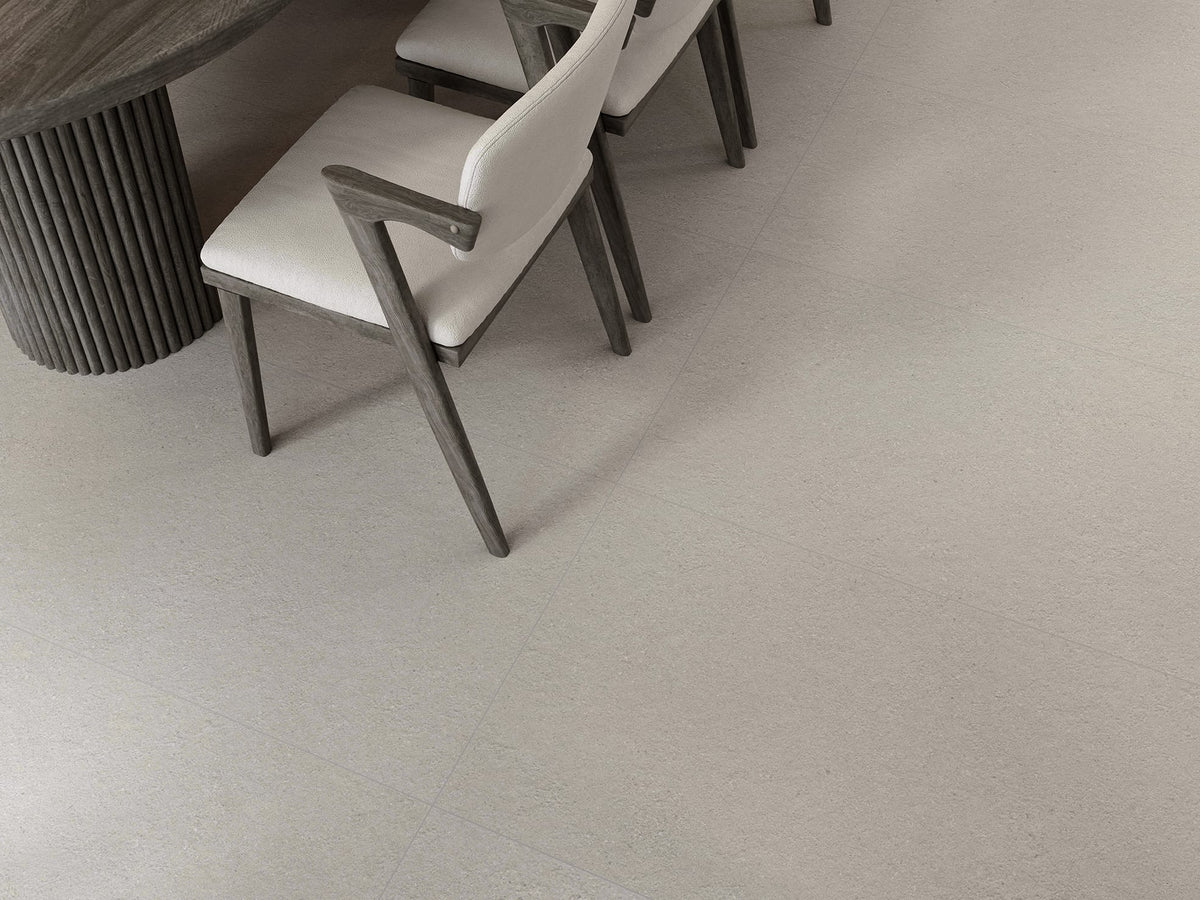 Luna Stone Crater P3 Matt 600x1200mm porcelain tile — interior look 3