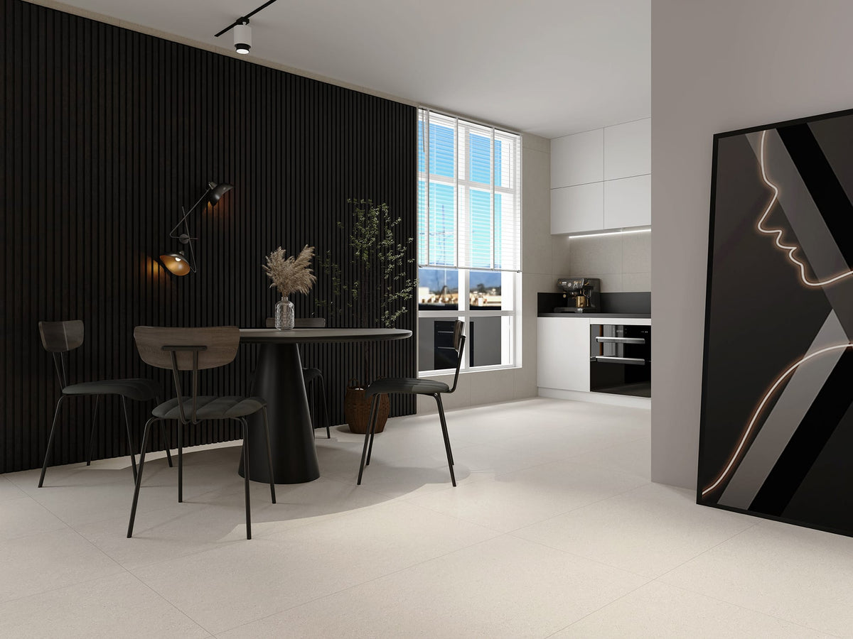 Luna Stone Dune P3 Matt 600x1200mm porcelain tile — interior look 2