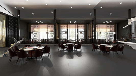 Luna Stone Eclipse P3 Matt 600x1200mm porcelain tile — interior look 1