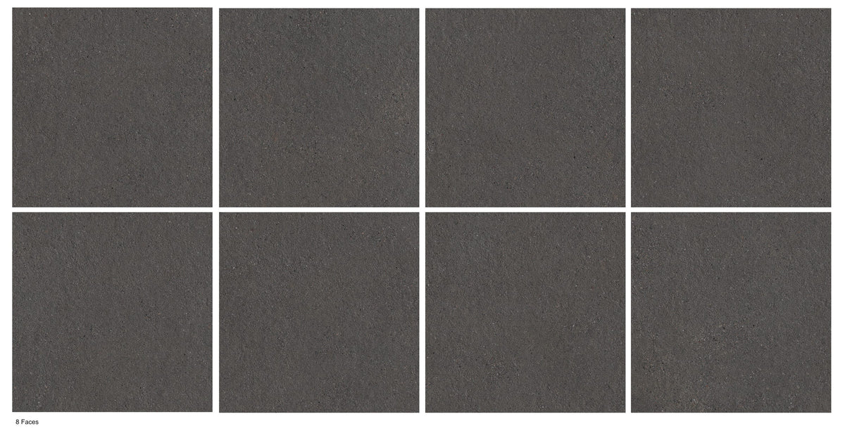 Luna Stone Eclipse P3 Matt 600x600mm porcelain tile — tile face variations