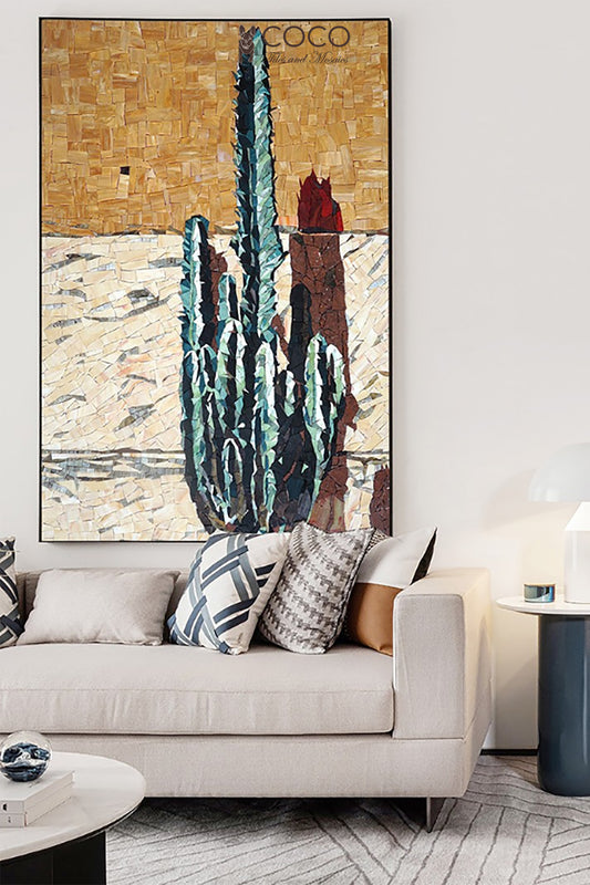 Artistic Mosaic - Torch Cactus