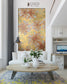 Artistic Mosaic - Giant Flowers - Gold Field