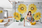 Artistic Mosaic - Giant Flowers - The Giant Yellow