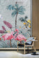 Artistic Mosaic - Flamingos - True Love