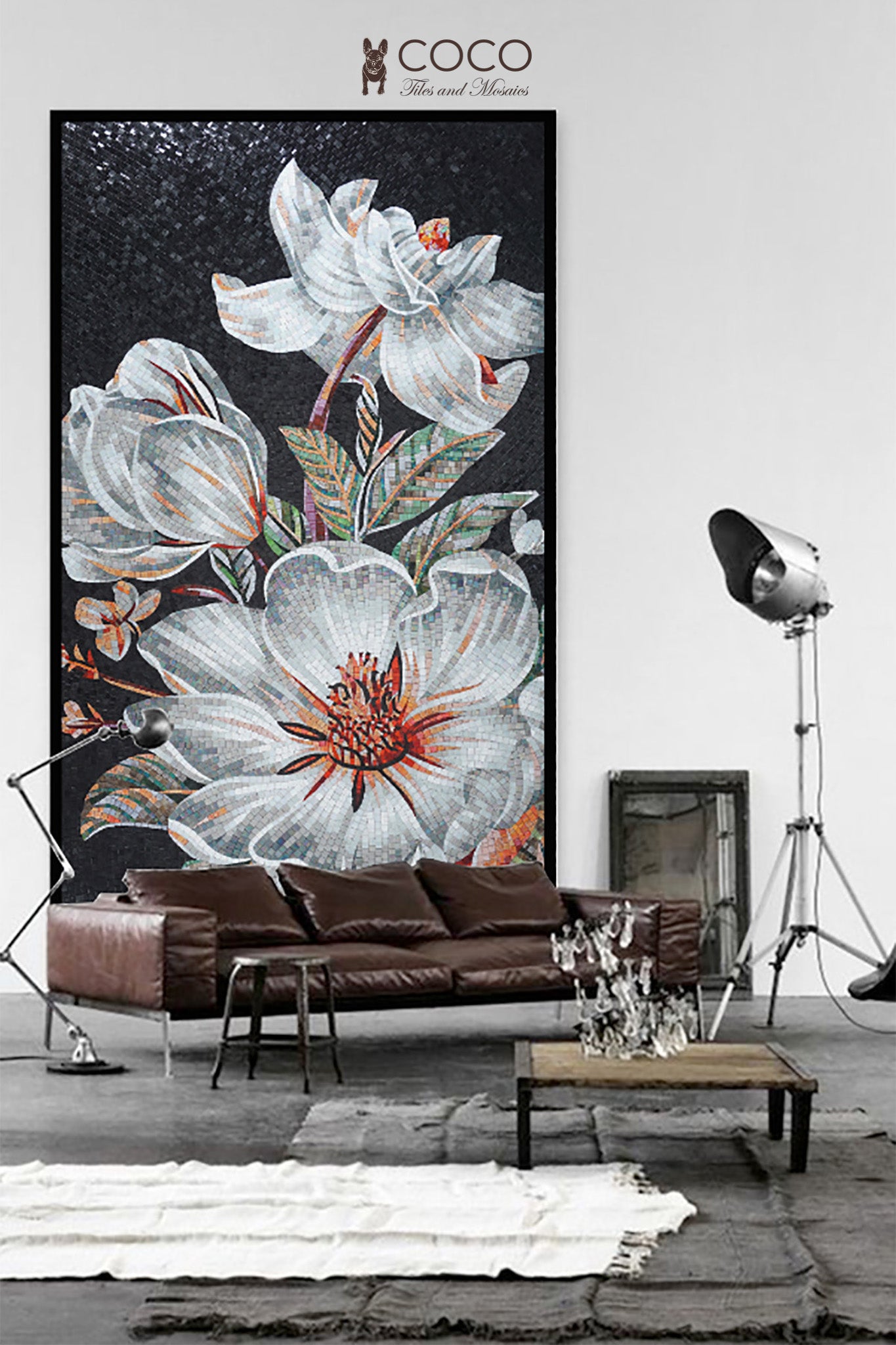 Artistic Mosaic - Flowers - Blend In