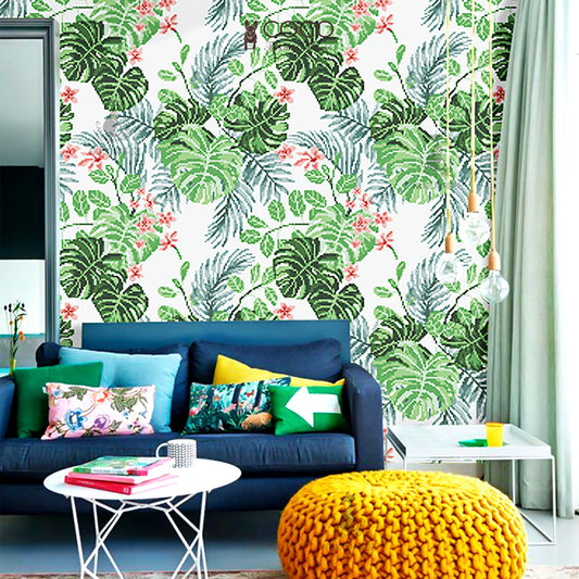 Artistic Mosaic - Botanical Fantasy - The Perfect Green Room