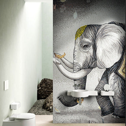 Artistic Mosaic - Elephant - Peace Bringer