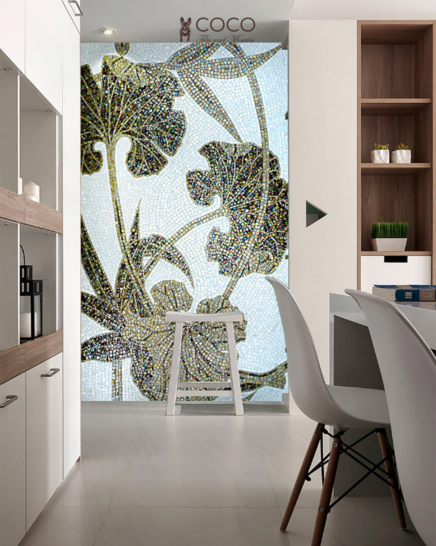 Artistic Mosaic - Botanical Fantasy - Gold Lily
