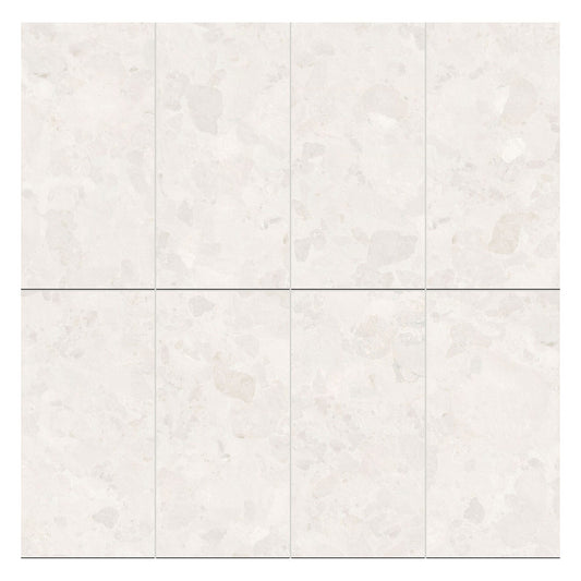 Sassi Series - Plaster Matt 600x1200mm Porcelain Tile - face layout