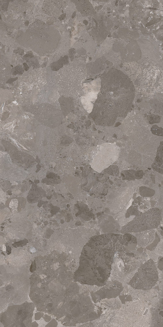 Sassi Umber P3 Matt 600x1200mm porcelain tile — single tile face