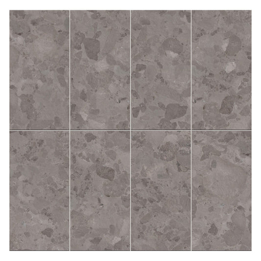 Sassi Series - Umber Matt 600x1200mm Porcelain Tile - face layout