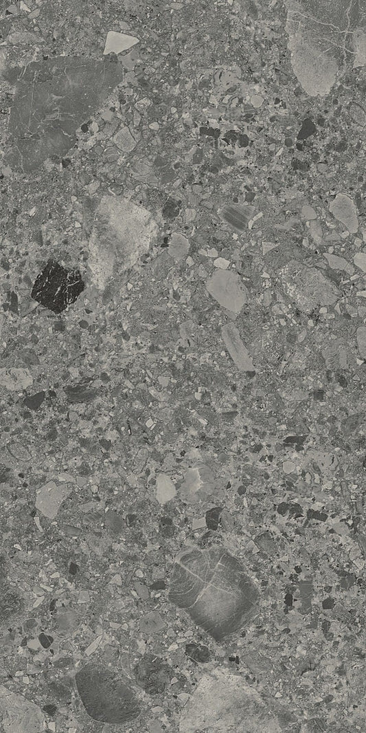 Tuscan Quarry Series - Graphite Matt 600x1200mm Porcelain Tile - tile only