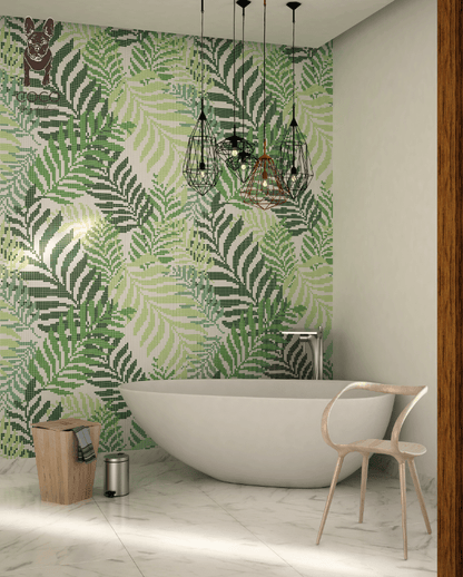 Artistic Mosaic - Leaves - Alexander Palm Leaves Set 2