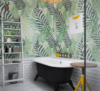 Artistic Mosaic - Leaves - Alexander Palm Leaves Set 2