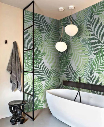 Artistic Mosaic - Leaves - Alexander Palm Leaves Set 2