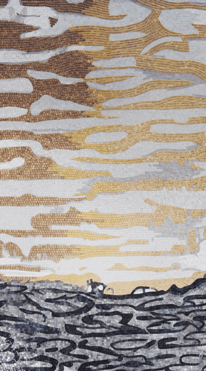 Artistic Mosaic - Abstract - Gold Rush