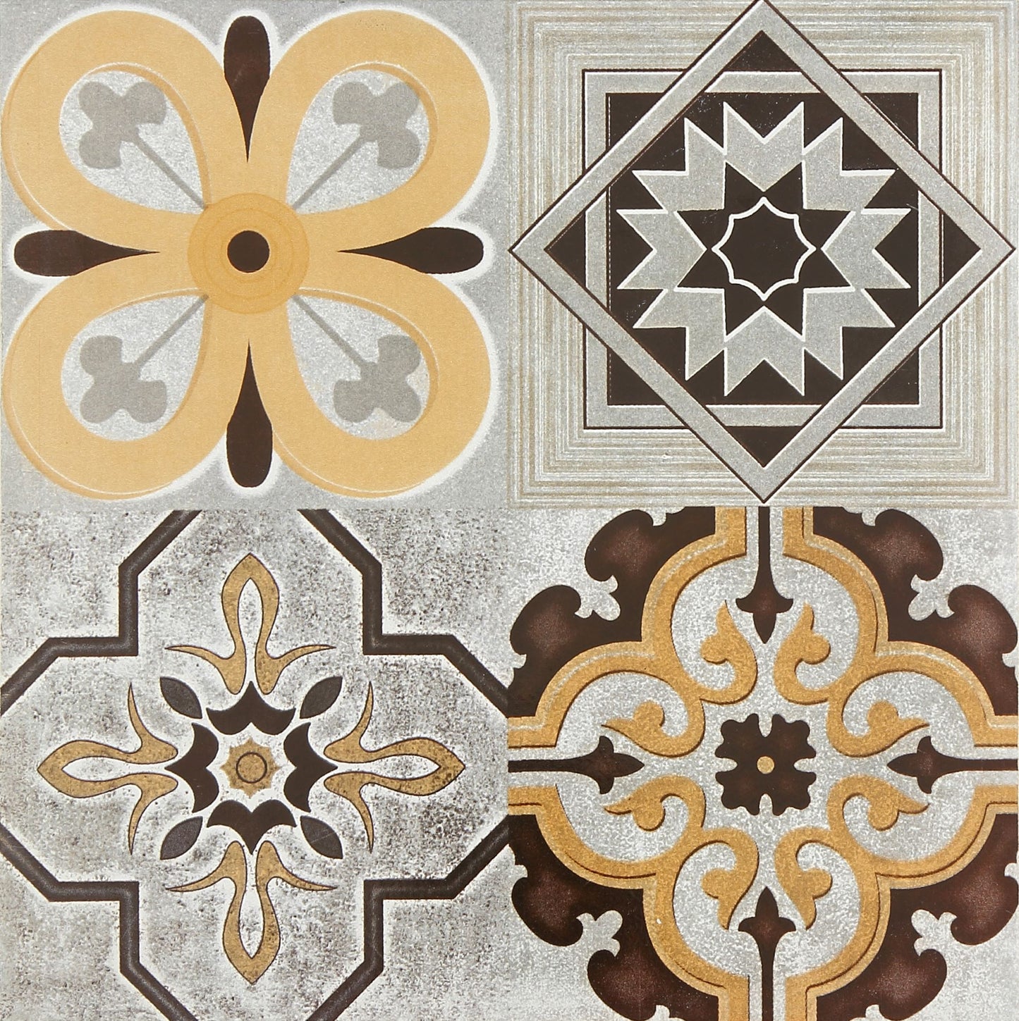 Geometry Bohemian Series - Magic Symbols Rainforest 300x300mm Ceramic Tile